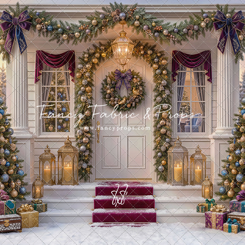 Christmas Plum Home - With Sweep Option