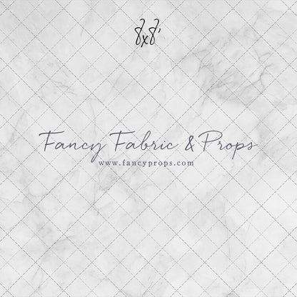 Christmas White Marble Floor - Mat Floor