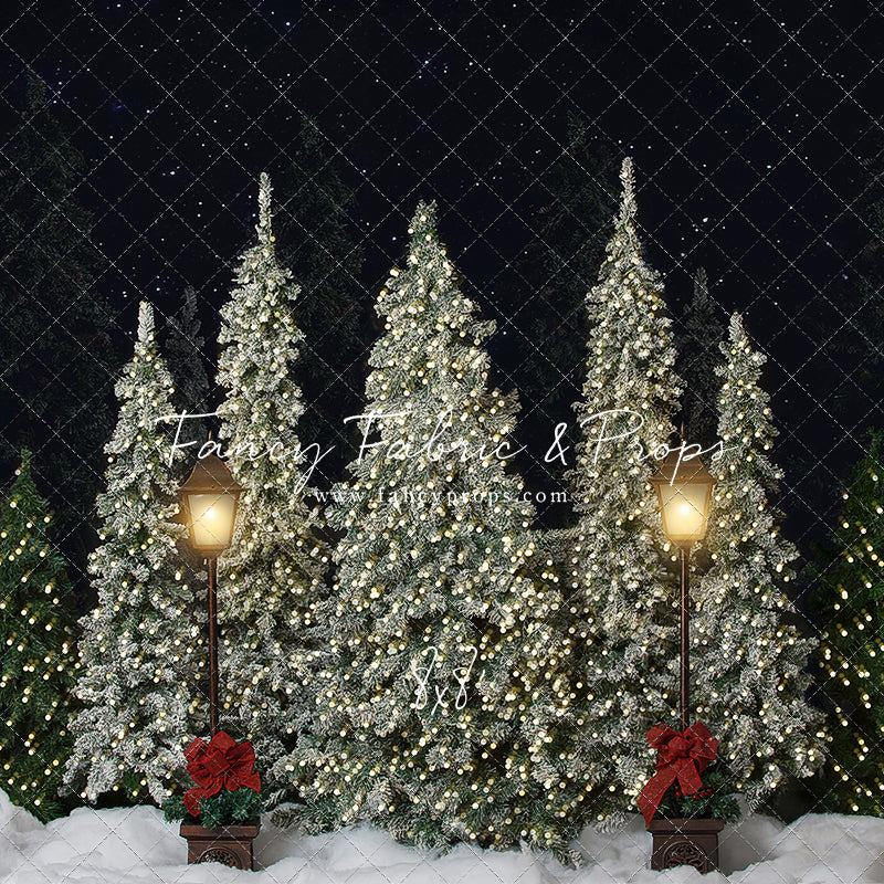 Christmas Cottage Trees