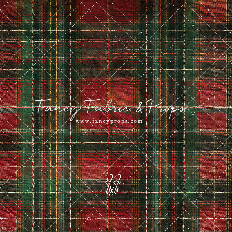 Classic Christmas Plaid - With Sweep Option