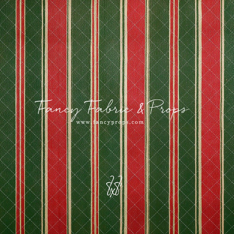Classic Christmas Stripe - With Sweep Option