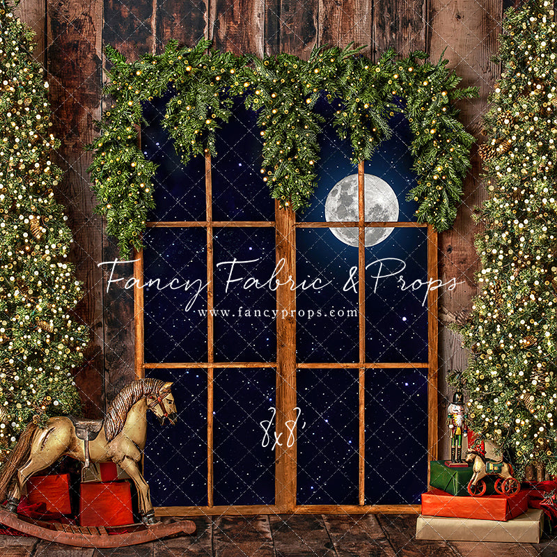 Classic Rustic Window With Trees