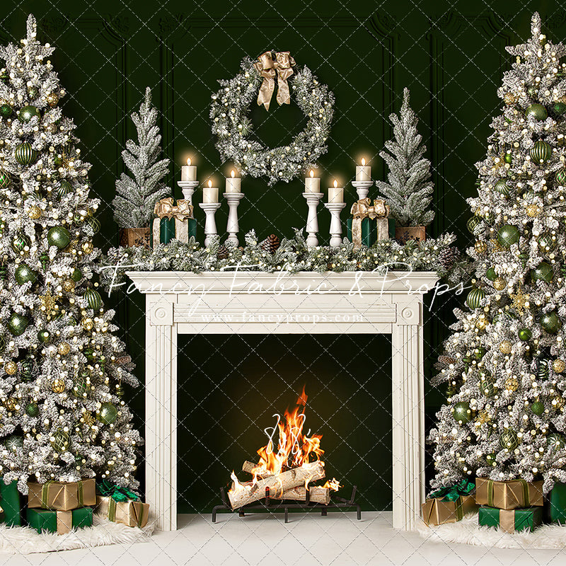 Classy Gold & Greens Mantle