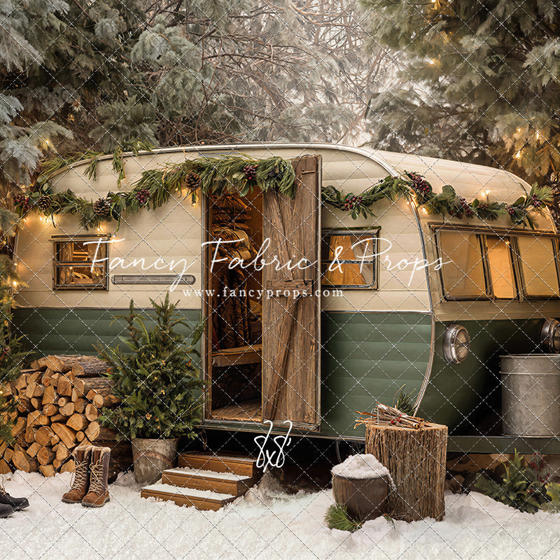 Cozy Camper Christmas - with Sweep Option