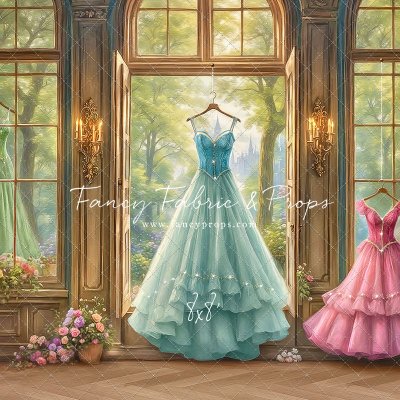 Dress of Royal Wishes- Wood Floor - With Sweep Option