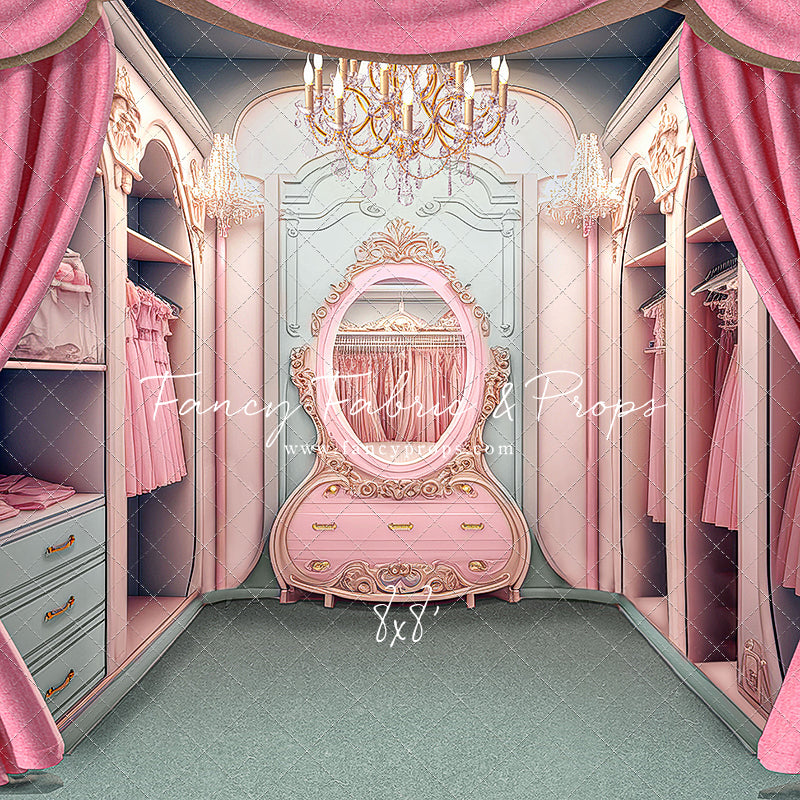 Elegant Armoire - Sage Floor Option - With Sweep Option