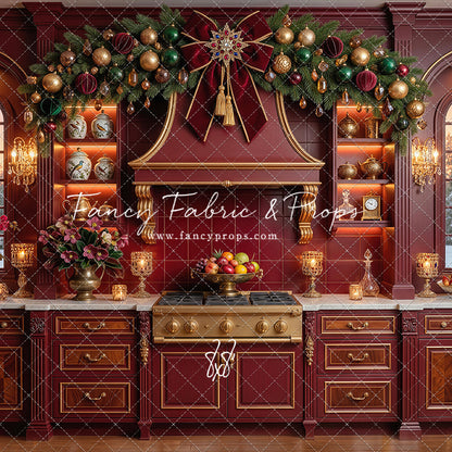 Elegant Scarlet Kitchen - With Sweep Option