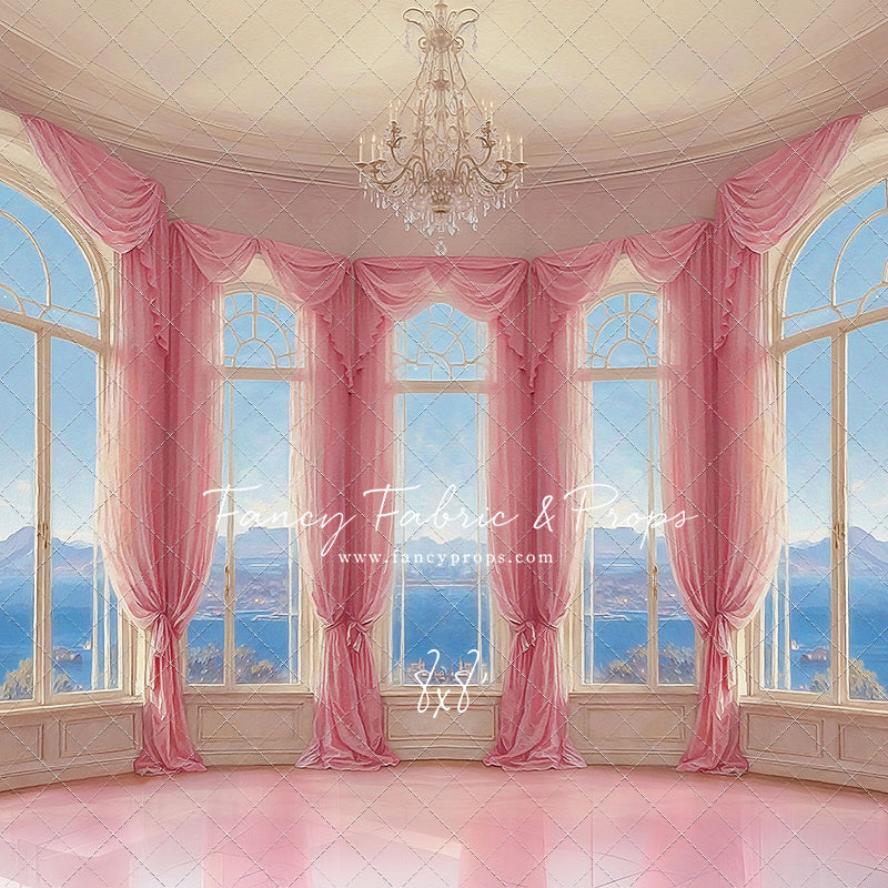 Elegant Summertime Mountain View - Marble Floor - With Sweep Option