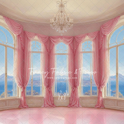 Elegant Summertime Mountain View - Marble Floor - With Sweep Option