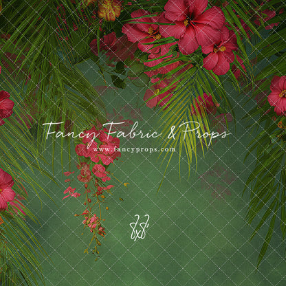 Emerald Hibiscus Haven - With Sweep Option