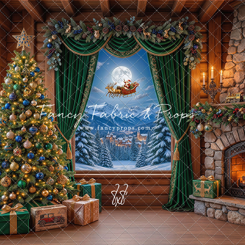 Emerald Mountain Sleigh View - with Sweep Option