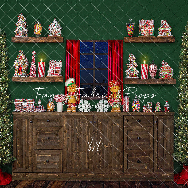 Evergreen Gingerbread Kitchen With A View