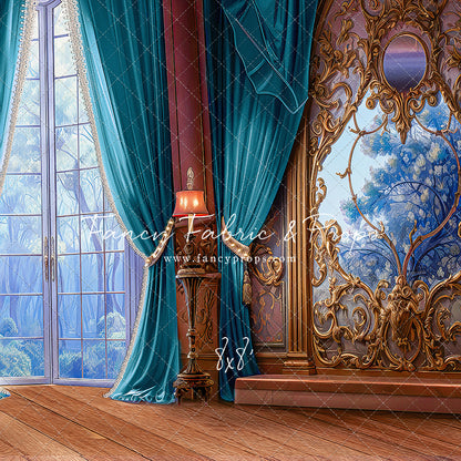 Exquisite Royal Window - Cyan - Room