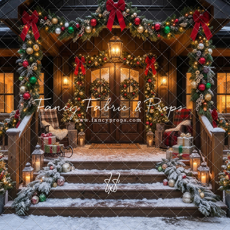 Festive Front Porch - With Sweep Option