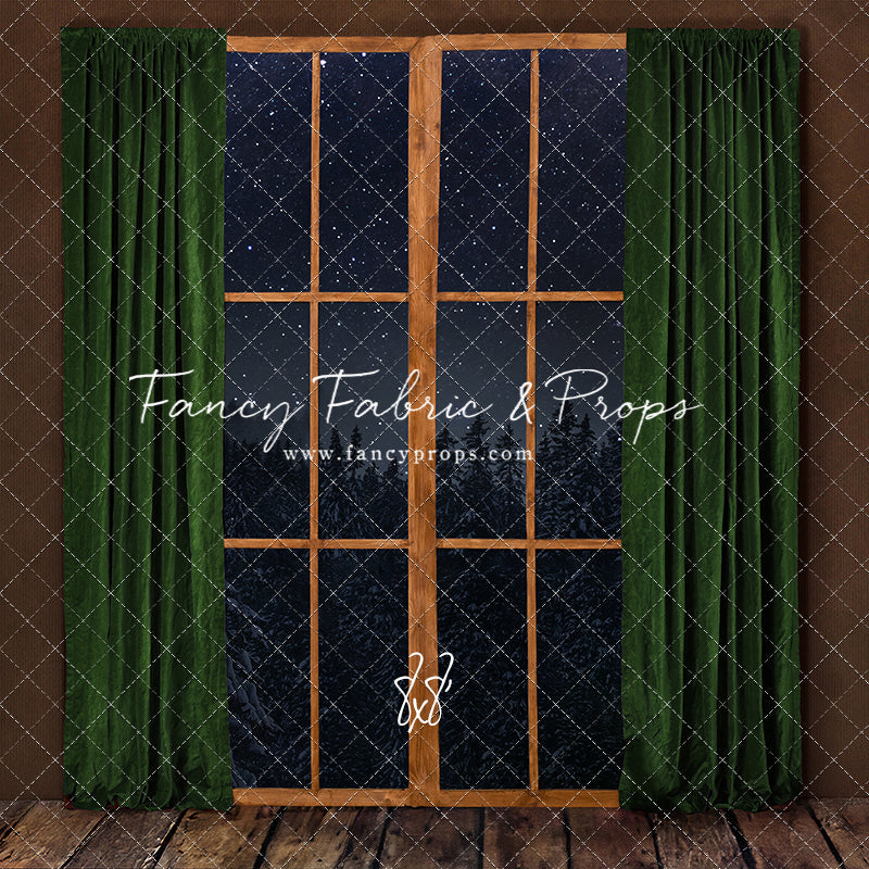 Fireside Evergreen Window