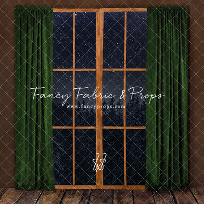 Fireside Evergreen Window