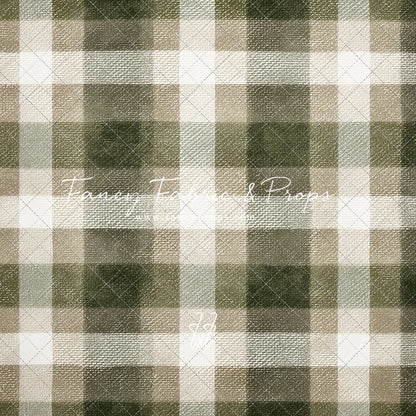 Frosted Pine Plaid - With Sweep Option