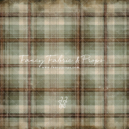 Frosted Plaid Spruce - With Sweep Option