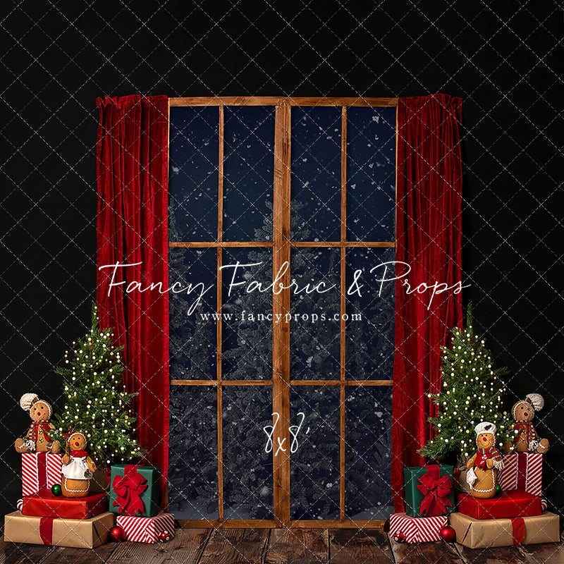 Gingerbread Mantle Window