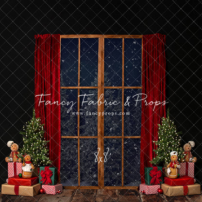 Gingerbread Mantle Window