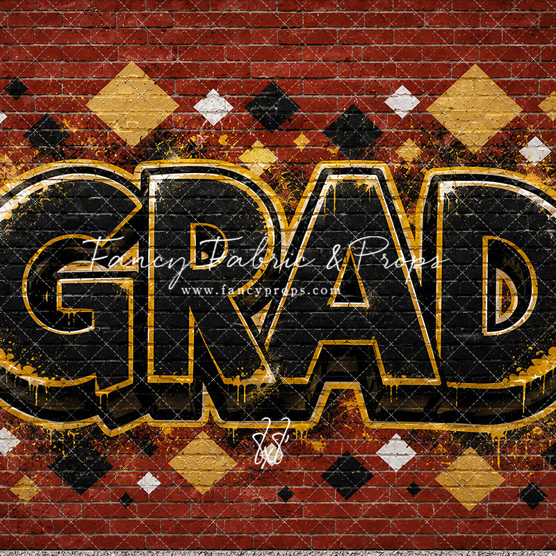 Gold & Black Grad - With Sweep Option