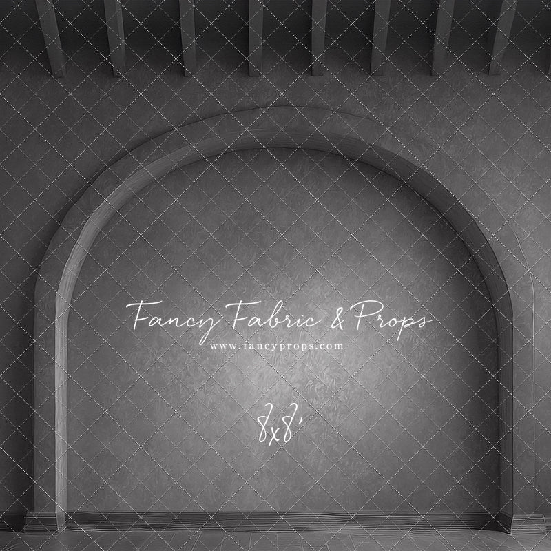 Gothic Gray Archway - Wood Floor - With Sweep Option