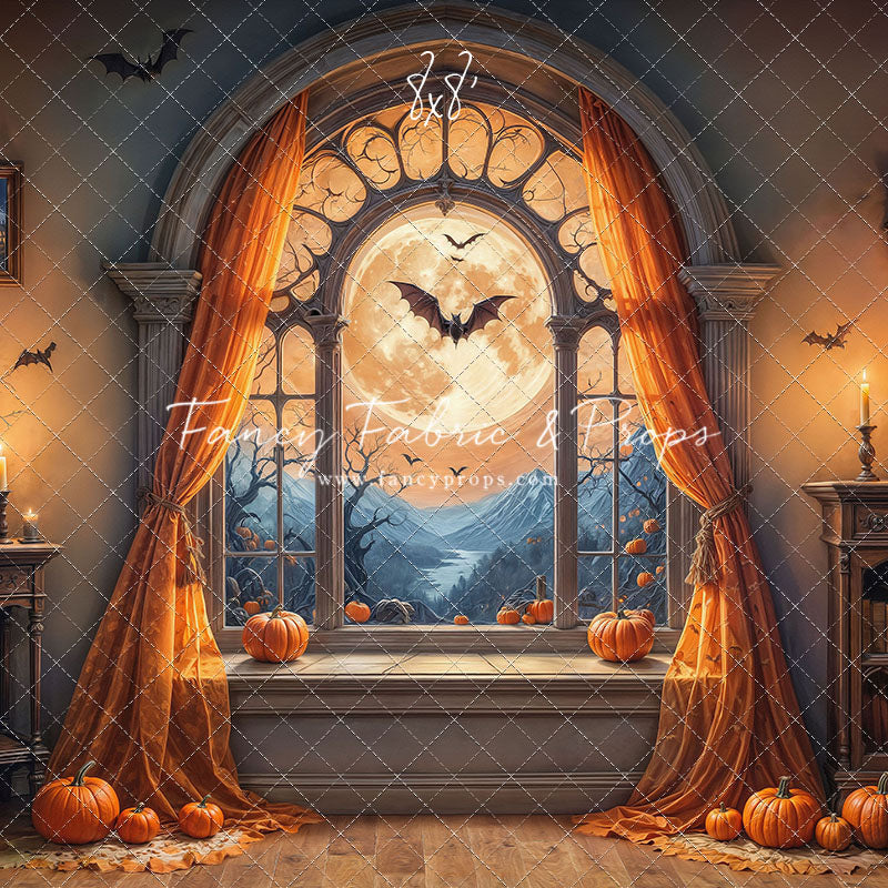 Gothic Moonlit Window - With Sweep Option