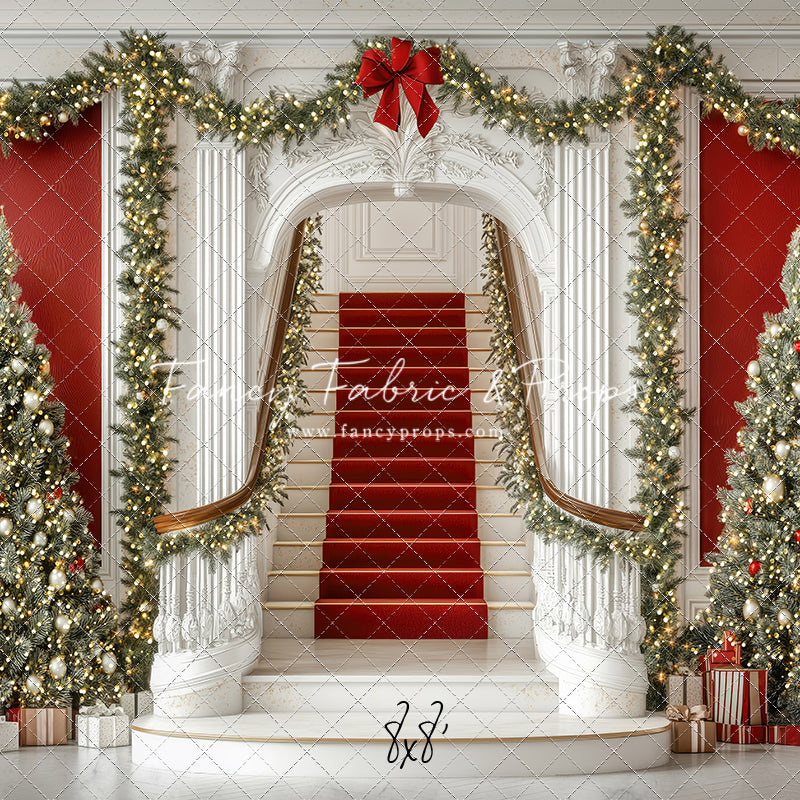 Grand Christmas Staircase - with Sweep Option