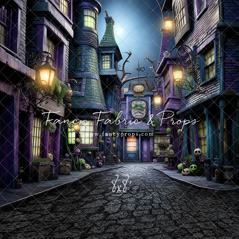 Halloween Town Street - Side Wall