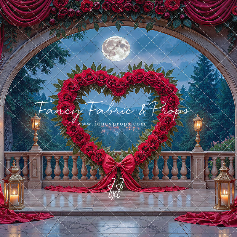 Heart of Roses - With Sweep Option