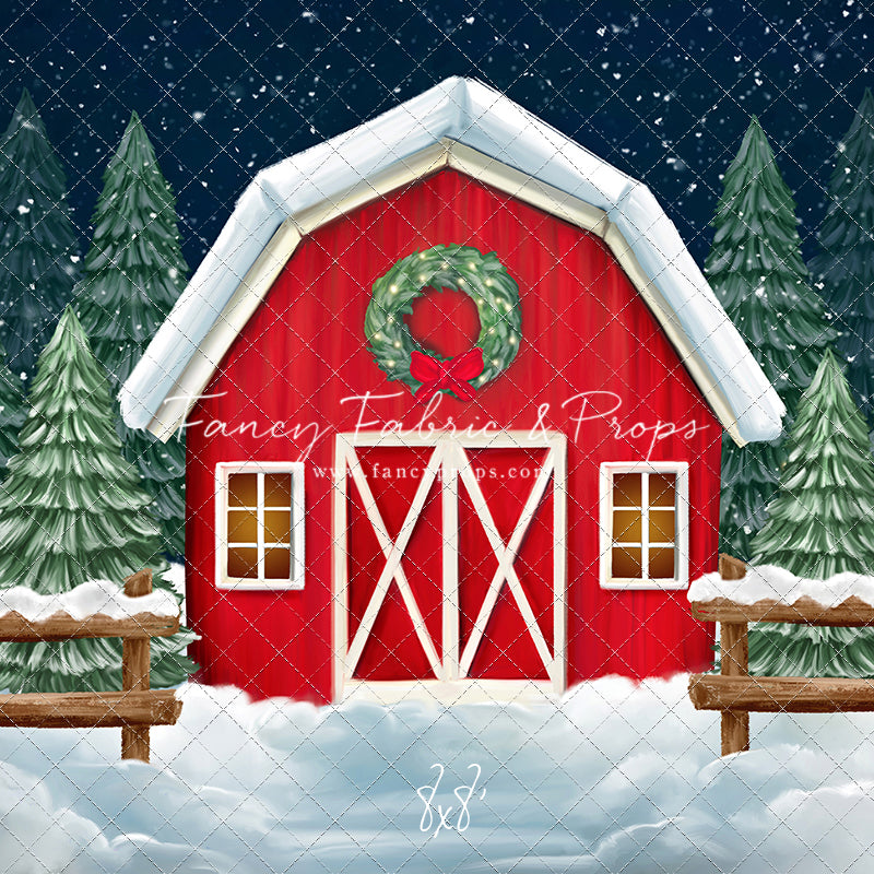 Evening Winter Homestead - with Sweep Option