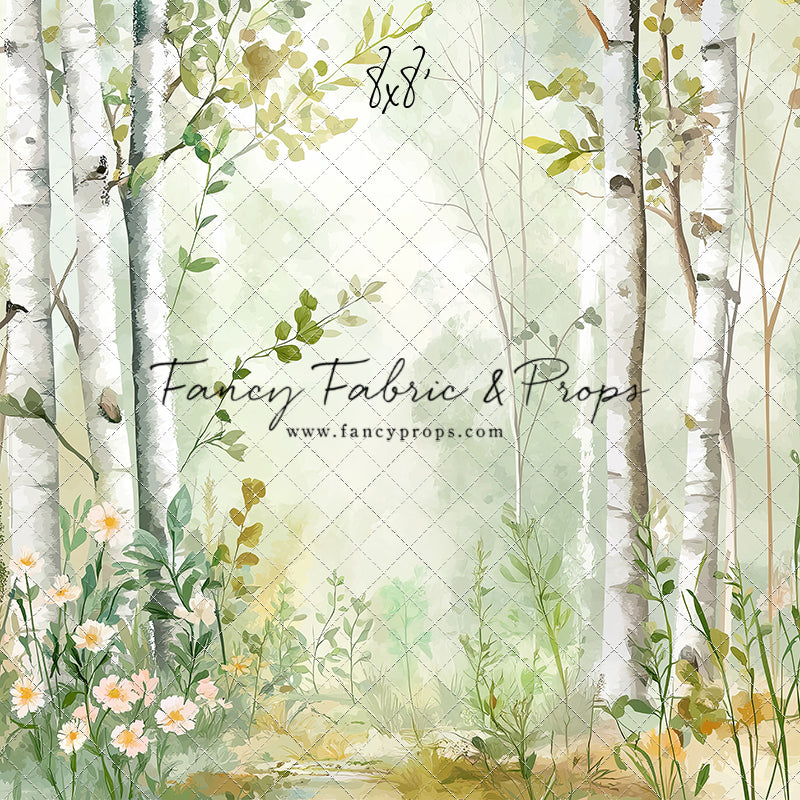 Painted Birch Forest - With Sweep Option