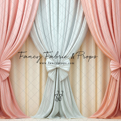 Pastel Bow Swag - With Sweep Option