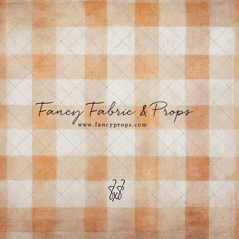 Pumpkin Patch Plaid - With Sweep Option