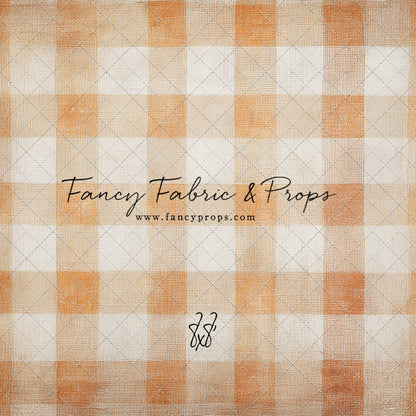 Pumpkin Patch Plaid - With Sweep Option