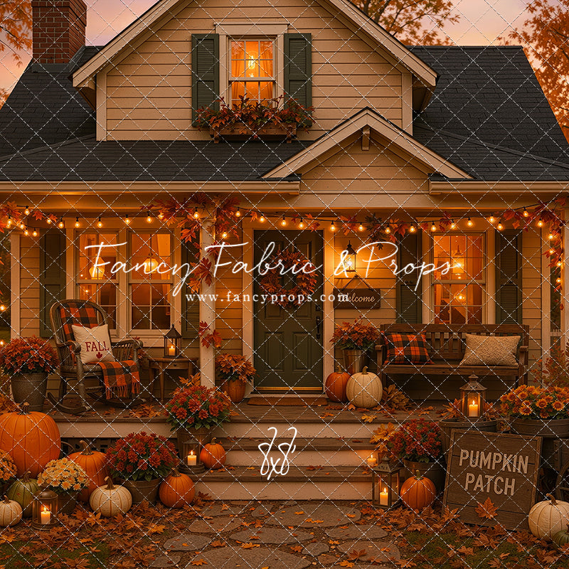 Pumpkin Patch Welcome - With Sweep Option