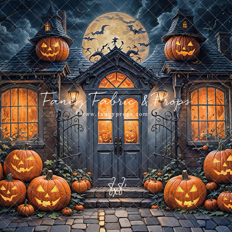 Pumpkin Path to Haunted Manor - With Sweep Option