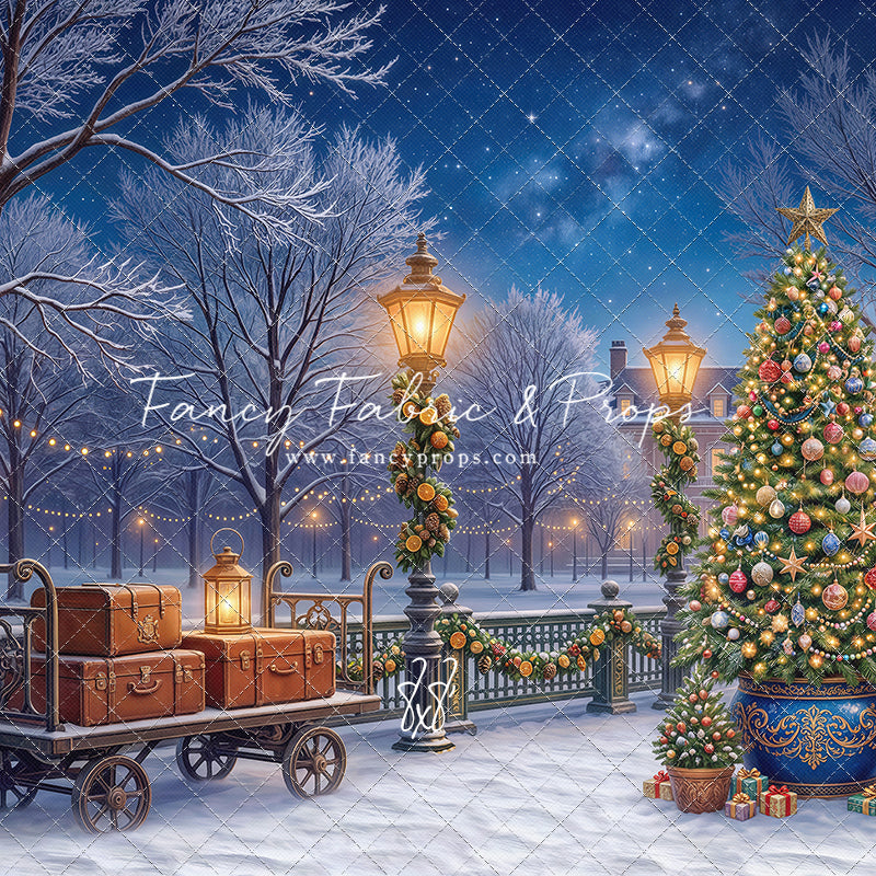 Holiday Train Station - With Sweep Option