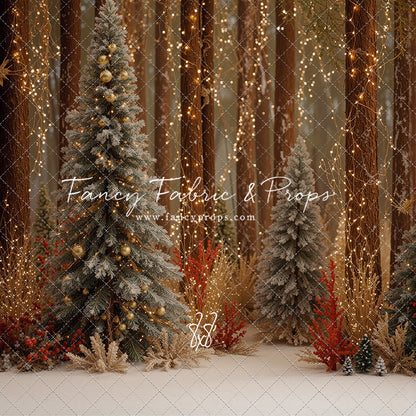 Holly & Pine Forest - With Sweep Option