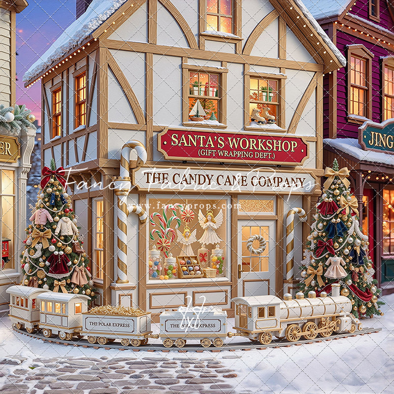 North Pole Village  - with Sweep Option