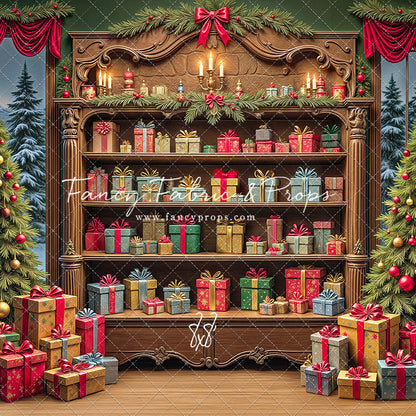 The Christmas Curio Cabinet - with Sweep Option
