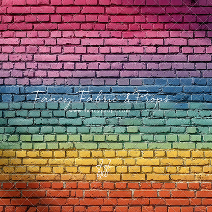 Rainbow Riot Brick - With Sweep Option
