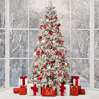 Red & White Holiday Birch