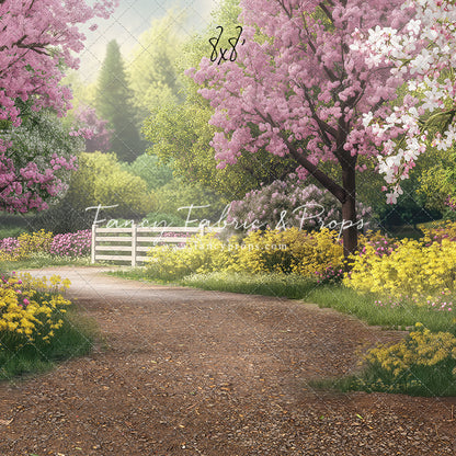 Flowering Spring Path - With Sweep Option