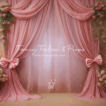 Rose Drapes - With Sweep Option