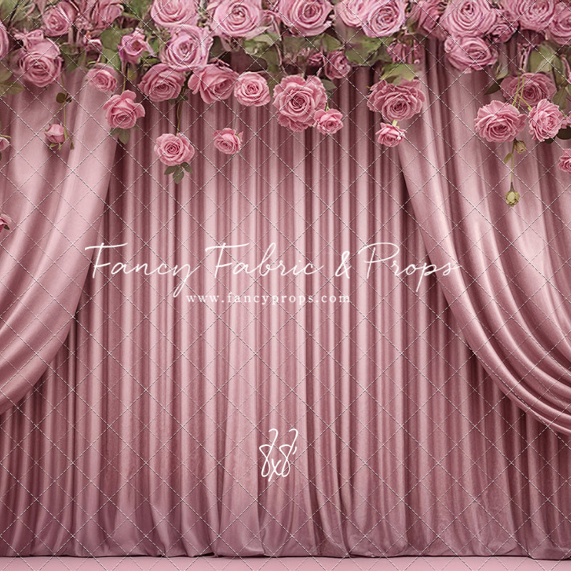 Rose Petal Curtain - With Sweep Option