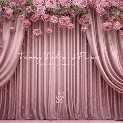 Rose Petal Curtain - With Sweep Option