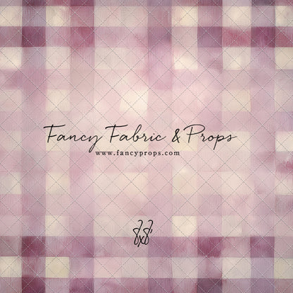 Rose Quartz Plaid - With Sweep Option