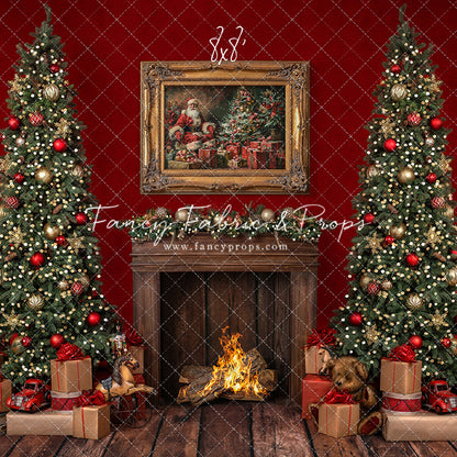 Santa's Fireside Mantle