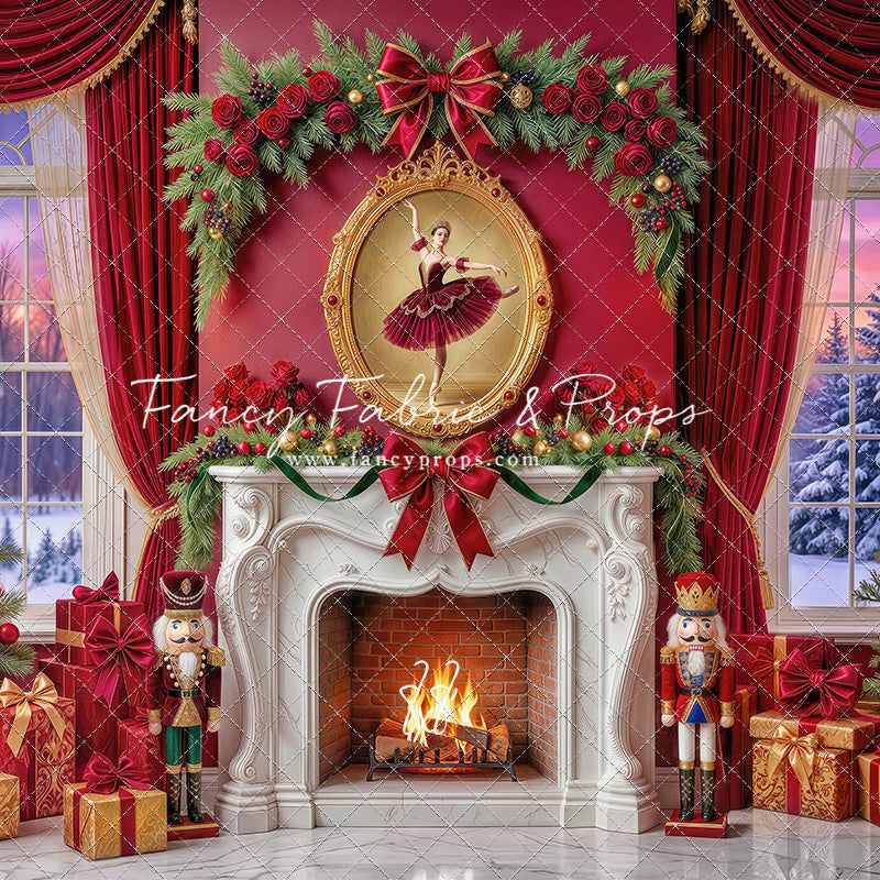 Scarlet Ballerina Christmas Room - with Sweep Option